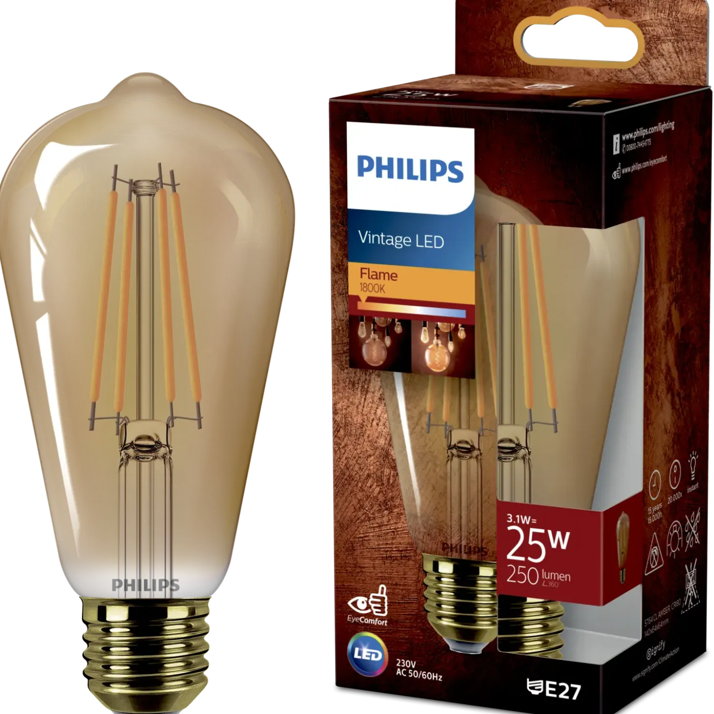 Philips LED pære 25W E27