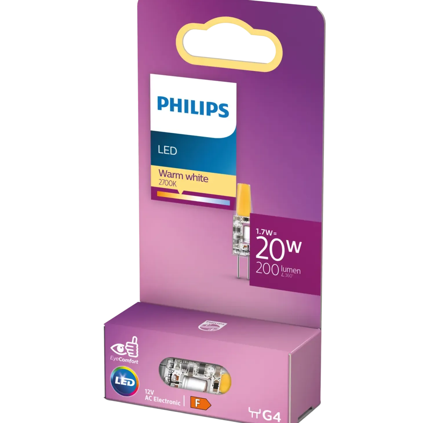 Philips LED-spot G4 20W varm hvid