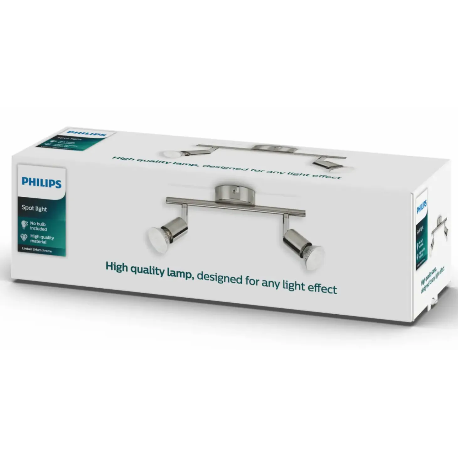 Philips Limbali spot 2x50W nikkel