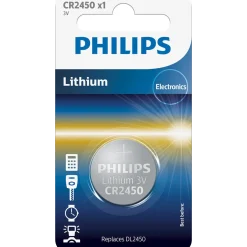 Philips Minicelle CR2450 batteri 1 stk.