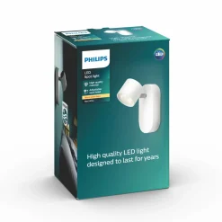 Philips myLiving Star LED spot 1x4W hvid