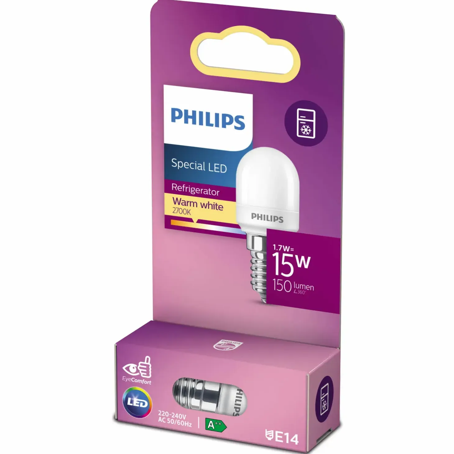 Philips Parfume LED pære E14 15W mat