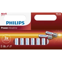 Philips Power Alkaline LR6/AA batteri 12 stk.