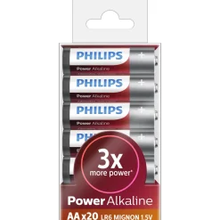 Philips Power alkaline LR6/AA batteri 20 stk.