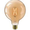 Philips Smart WiZ white LED pære E27 6,7W stor globe guld