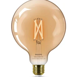 Philips Smart WiZ white LED pære E27 6,7W stor globe guld