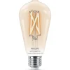 Philips Smart WiZ white LED pære E27 6,7W edison