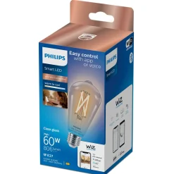 Philips Smart WiZ white LED pære E27 6,7W edison