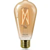 Philips Smart WiZ white LED pære E27 6,7W edison guld