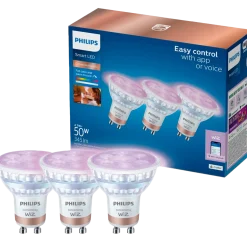 Phillips Smart Wiz PAR16 LED-spot GU10 hvid 4,7W 3-pak