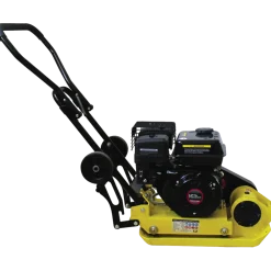 Pladevibrator 60 kg m/gummimåtte og hjul