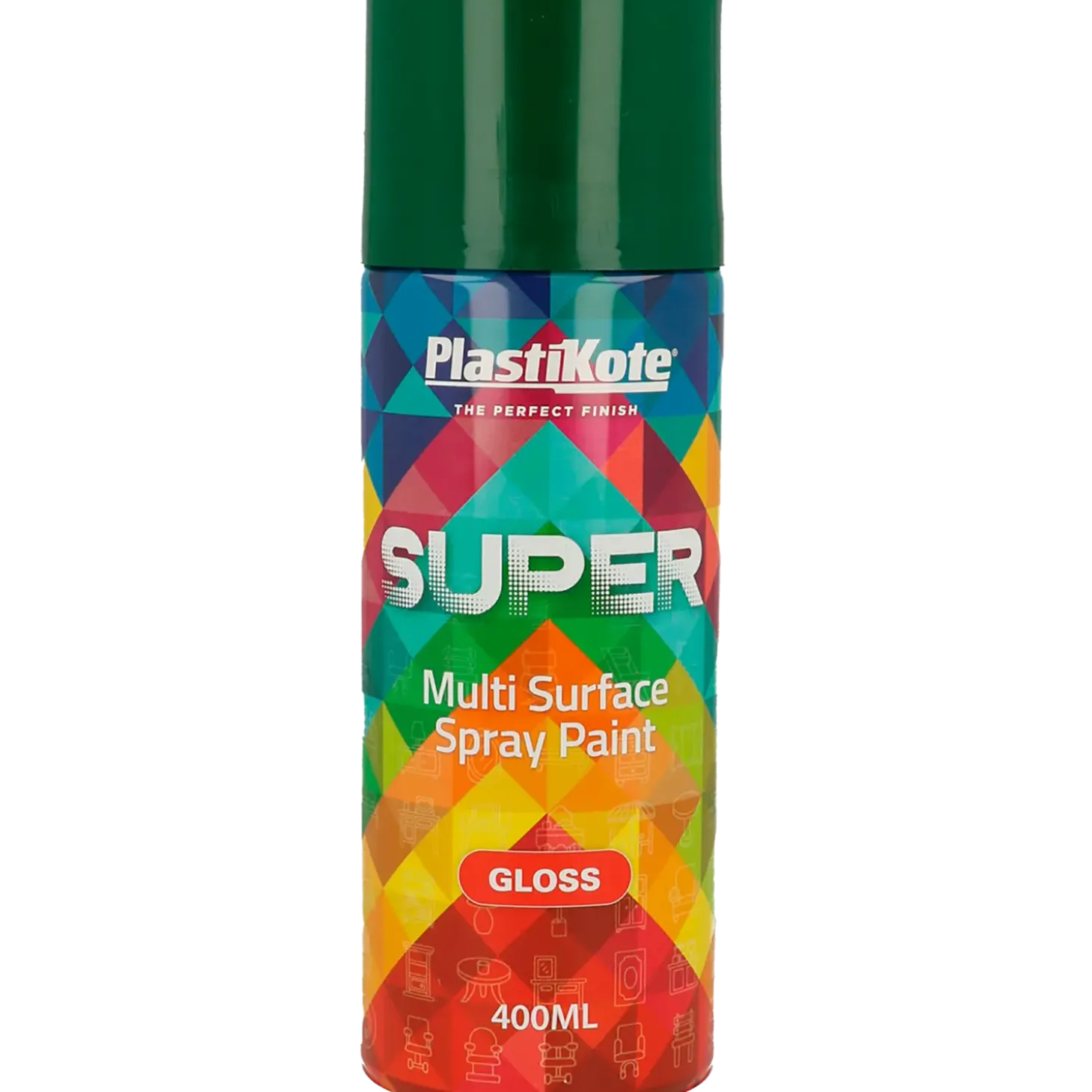 Plasti-Kote mørk grøn 400 ml