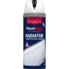 Plasti-kote radiator twist spraymaling satin hvid 400 ml