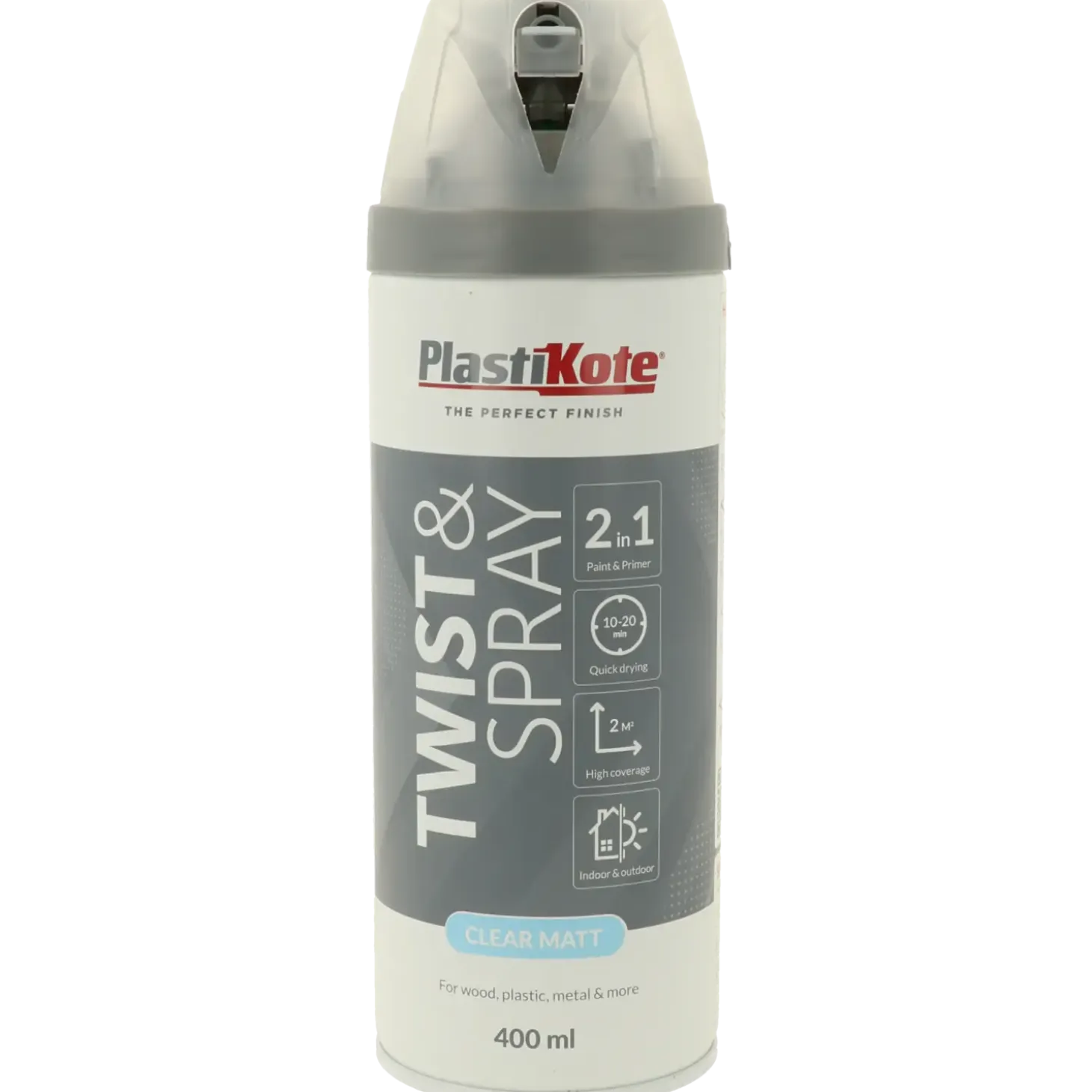 Plasti-Kote twist klarlak mat 400 ml