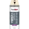 Plasti-Kote twist spraymaling 400 ml satin hvid