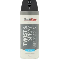 Plasti-Kote twist spraymaling  400 ml mat sort