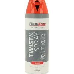 Plasti-Kote twist spraymaling 400 ml blank orange