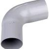 Plastmo bøjning 75 mm, 75° grå