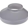 Plastmo brøndkrave 75x150 mm grå