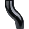 Plastmo nedførsel 75 mm stål sort