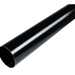 Plastmo nedløbsrør 75mm x 3m stål sort