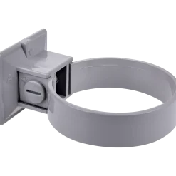Plastmo rørholder 2 stk 75 mm grå