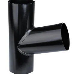 Plastmo Sort Stål grenrør 75 mm 70°