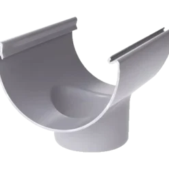 Plastmo tudstykke nr. 10, 75 mm grå