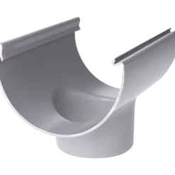 Plastmo tudstykke nr. 10, 75 mm grå
