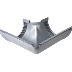 Plastmo udvendig gering m/gummi nr. 11, 90° aluzink