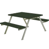 Plus Alpha bord- og bænkesæt trykimprægneret, 118 cm