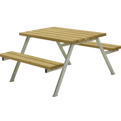 Plus Alpha bord- og bænkesæt trykimprægneret, 118 cm