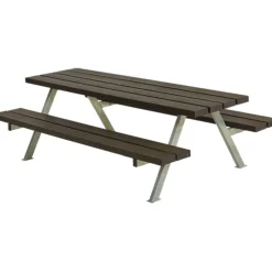 PLUS Alpha Junior Bord/Bænkesæt 177 cm RePlast Sort