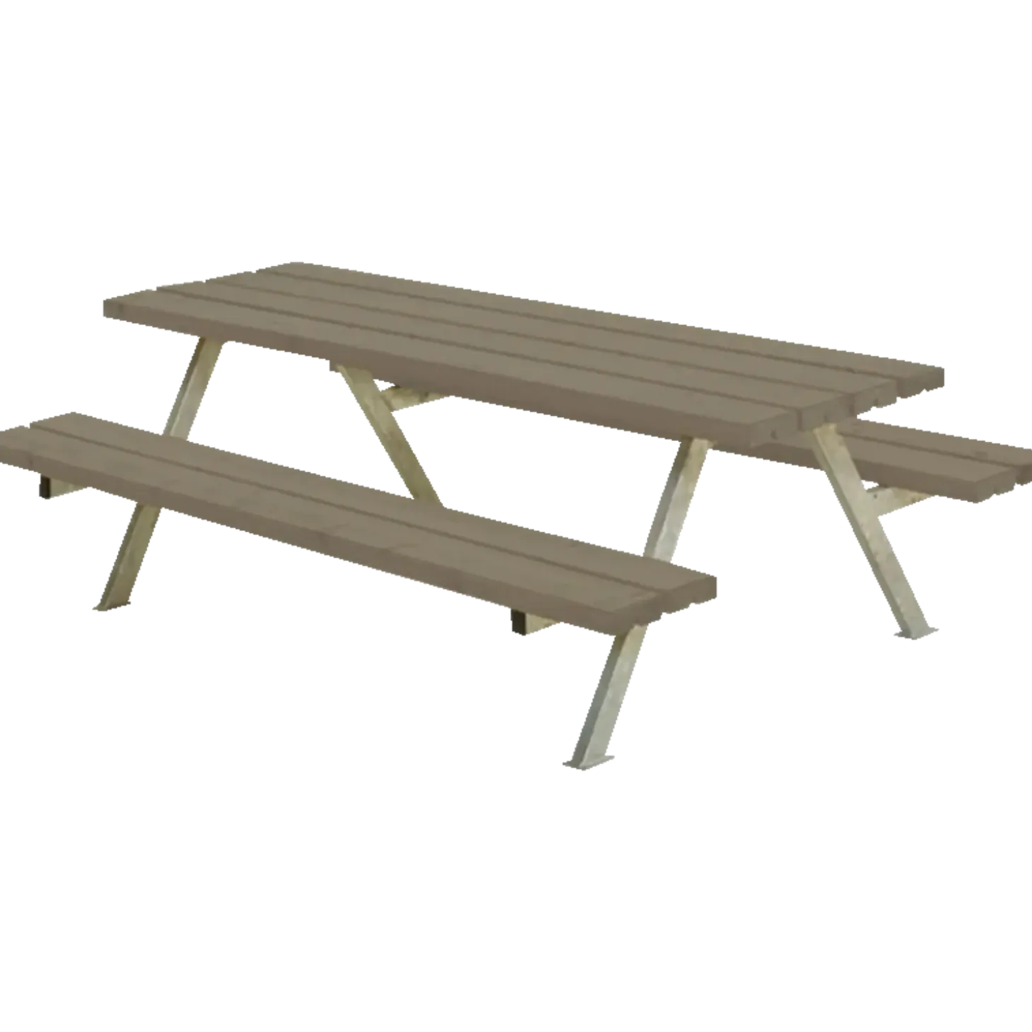Plus Alpha Junior Bord/Bænkesæt 177 cm sort