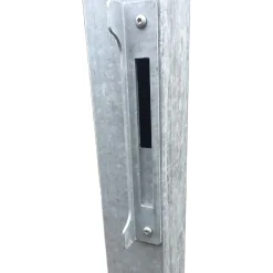 Plus Artura dobbeltlåge m/stålstolpe venstrehængt 197x135 cm skifergrå