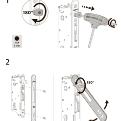 PLUS Artura komposit dobbeltlåge 213×175 cm m/gråsorte stolper til nedstøbning