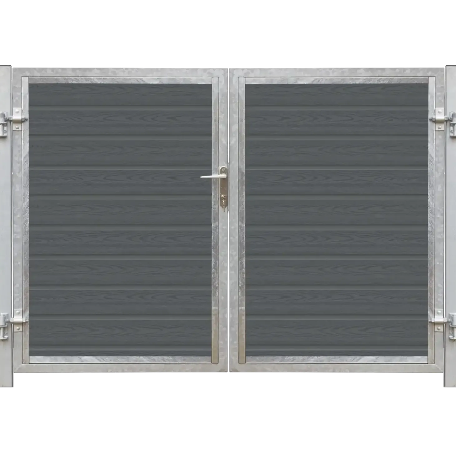 PLUS Artura komposit dobbeltlåge 213×135 cm m/stolper til nedstøbning