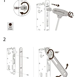 PLUS Artura komposit dobbeltlåge 213×135 cm m/stolper til nedstøbning