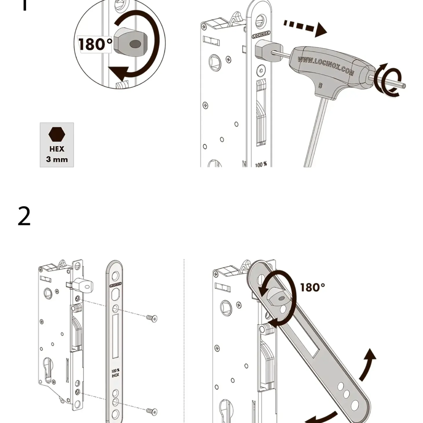 PLUS Artura komposit dobbeltlåge 213×135 cm m/stolper til nedstøbning