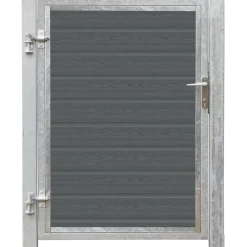PLUS Artura komposit enkeltlåge 115×135 cm venstrehængt m/stolper til nedstøbning