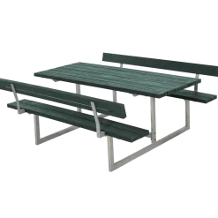 Plus Basic bord/bænkesæt med 2 ryglæn 177 cm trykimp