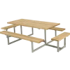 Plus Basic Bord/Bænkesæt m/2 påbygninger 260 cm ThermoWood®