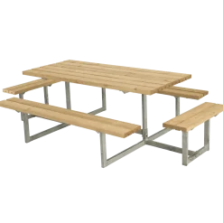 Plus Basic Bord/Bænkesæt m/2 påbygninger 260 cm ThermoWood®