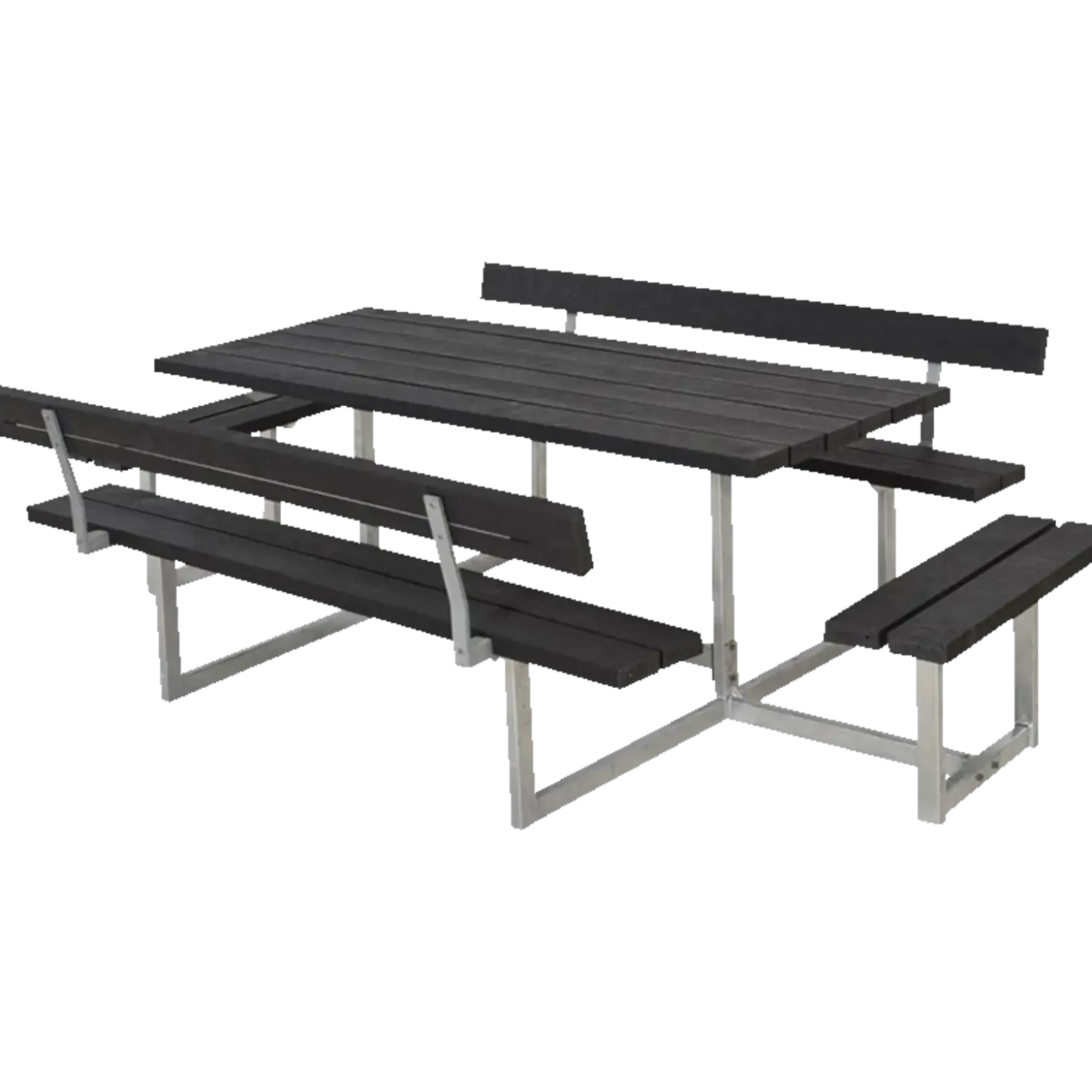 Plus Basic Bord/Bænkesæt m/2 ryglæn 177 cm ThermoWood®