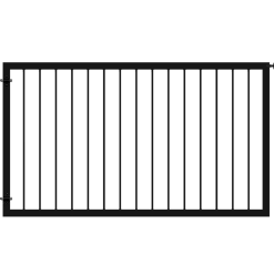 Plus Basic bred låge 150x85 cm sort