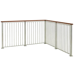 Plus Basic Gelændersystem 90x98 cm Varmgalv.