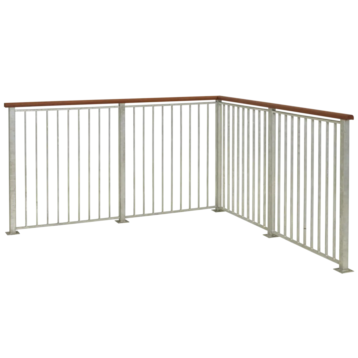 Plus Basic Gelændersystem 90x98 cm Varmgalv.