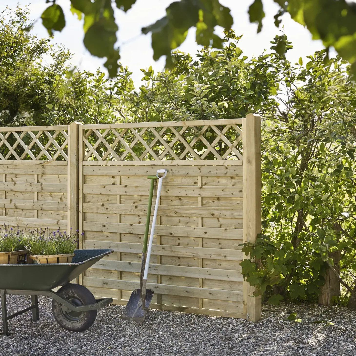 Plus Bergen hegn m/espalier 180x120 cm trykimprægneret