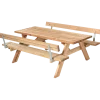 Plus Bord/Bænkesæt m/2 ryglæn 177 cm ThermoWood®