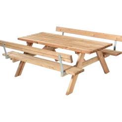 Plus Bord/Bænkesæt m/2 ryglæn 177 cm ThermoWood®